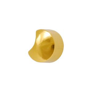 Regular Crescent Moon Gold Plated over Surgical Stainless Steel