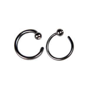 20G 1/4' Multi-Use Fixed Bead Rings Surgical Stainless Steel