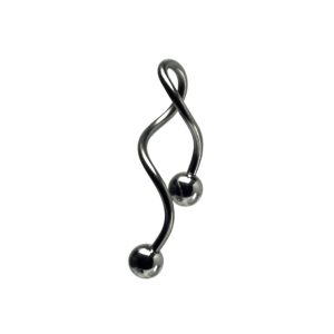 14G 10mm Navel Spiral Surgical Stainless Steel