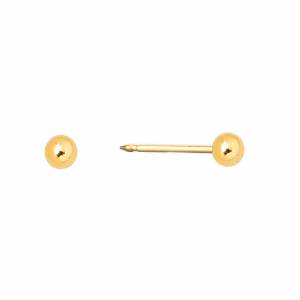 3mm Ball Gold Plated over Surgical Stainless Steel
